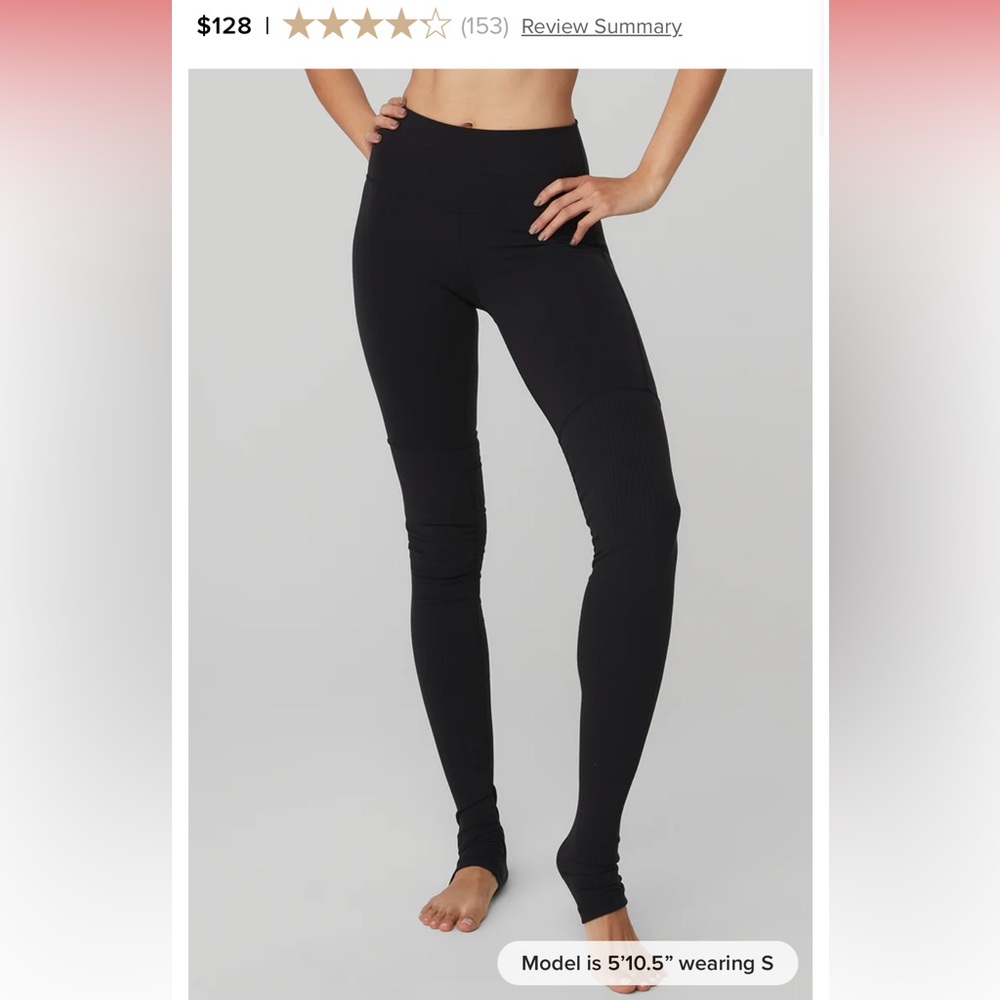 ALO Yoga Goddess Black Leggings
